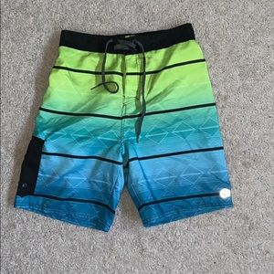 Ocean current boys swim trunks large
